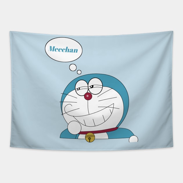 Doraemon Tapestry by Vectraphix