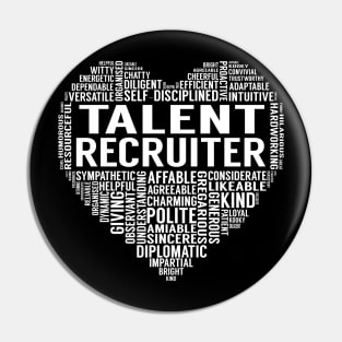 Talent Recruiter Heart Pin