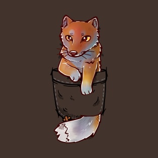 Pocket Cute Tibetan Fox T-Shirt