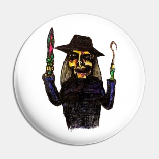 Puppet Master, blade, full Moon Pin