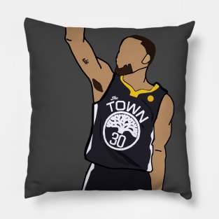 Steph Curry With The Shot Boi - NBA Golden State Warriors Pillow