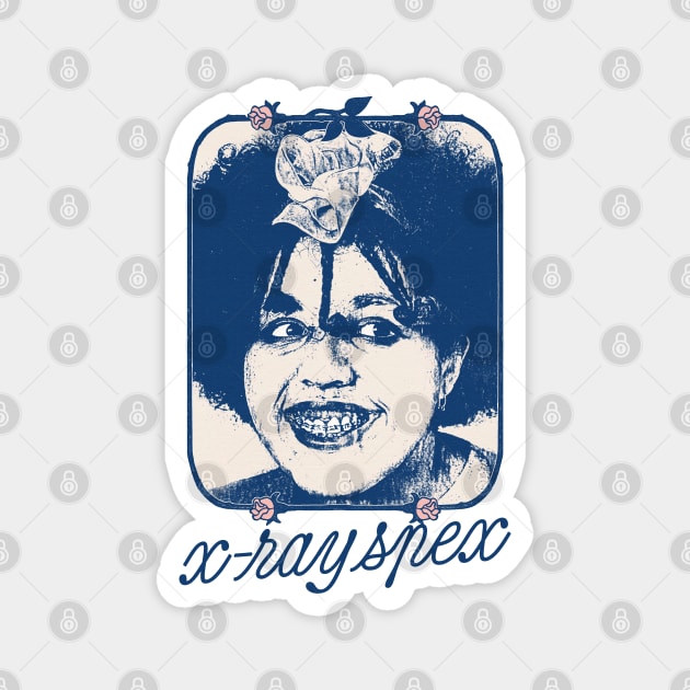 X-Ray Spex † Original Post Punk Design Magnet by unknown_pleasures