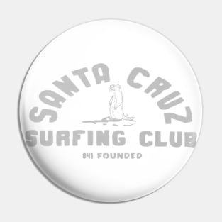 841 Santa Cruz Surfing Club GRAY Pin