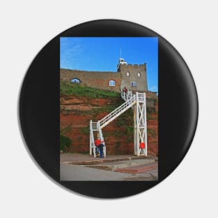 Jacob's Ladder, Sidmouth, Devon Pin