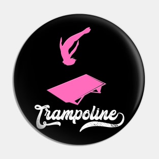 Trampoline Woman Pin