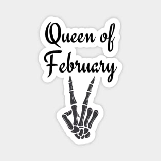 Queen of February Magnet