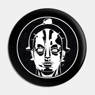 MARIA - Metropolis (Circle Black and White) Pin