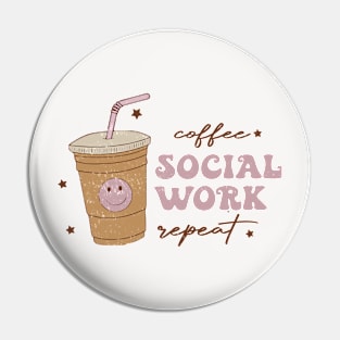 Coffee social work repeat Pin