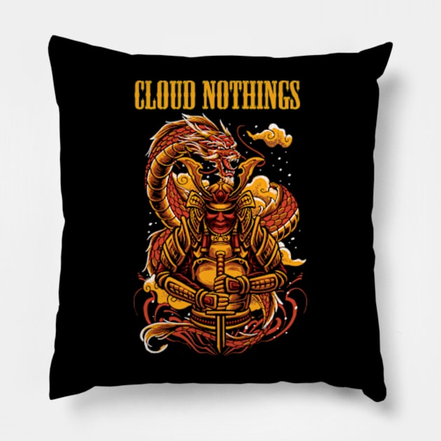 CLOUD NOTHINGS MERCH VTG Pillow by citrus_sizzle