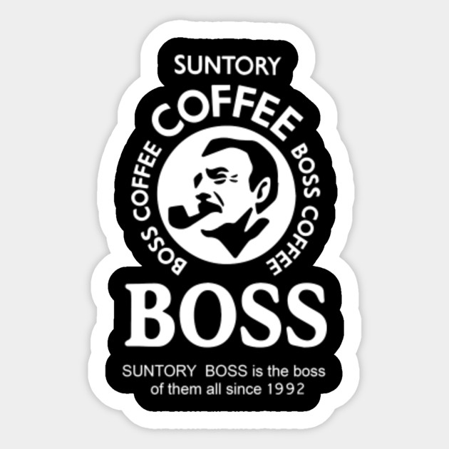Suntory Boss Coffee Suntory Boss Coffee Sticker Teepublic