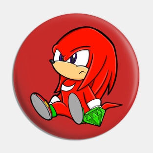 Chibi Knuckles Pin