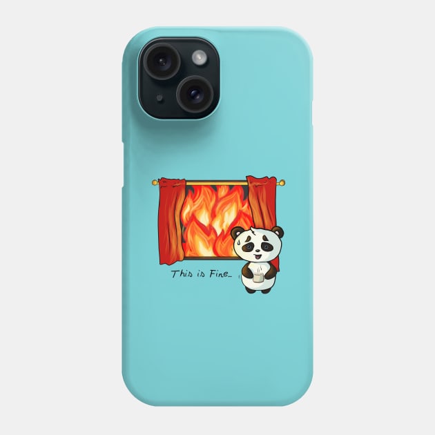 This is Fine Phone Case by Charcoal & Ink