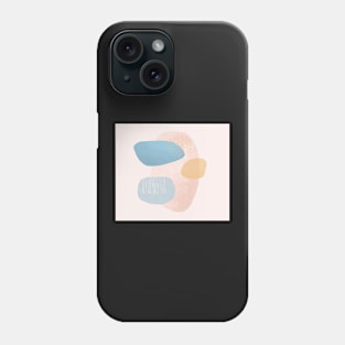 Abstract pastel art painting "balance" Phone Case