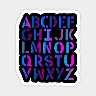 alphabet letters Magnet