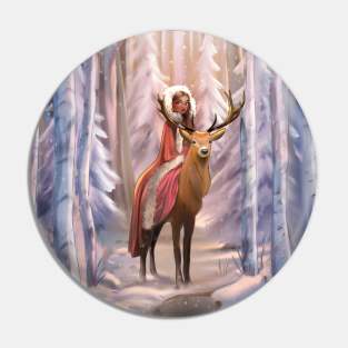 Queen of the Forrest Pin