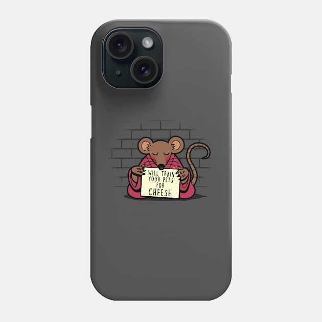 Funny Rat Master Beggar 80's Cartoon Phone Case by BoggsNicolas