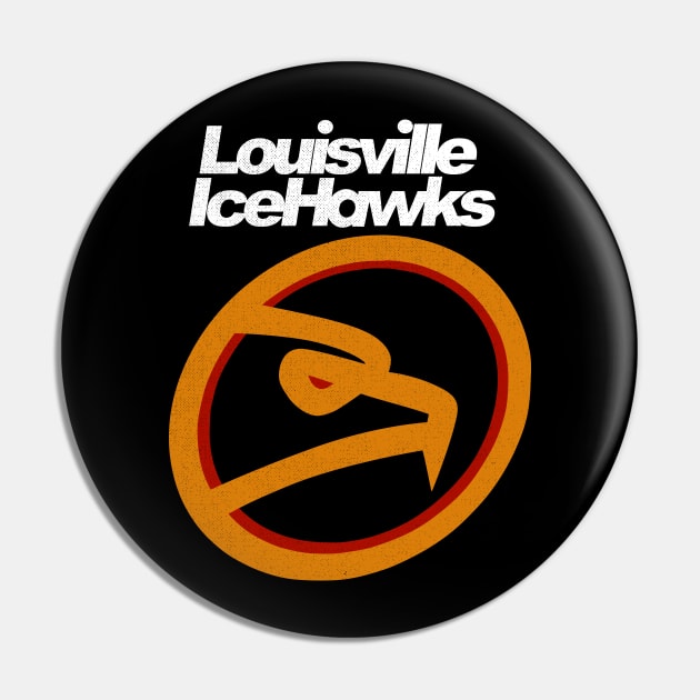 Vintage Louisville IceHawks Hockey Pin by LocalZonly