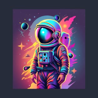 Vivid Cosmic Explorer T-Shirt