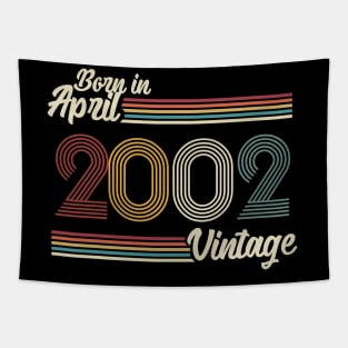 Vintage Born In April 2002 Tapestry