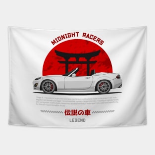 Tuner White NC Miata Roadster JDM Tapestry