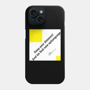 Keep your Distance (dark edition) Phone Case