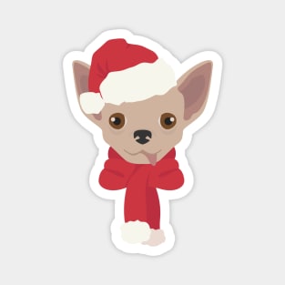 Chihuahua Christmas Dog Magnet