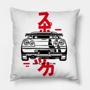 Nissan R34 Back view Pillow