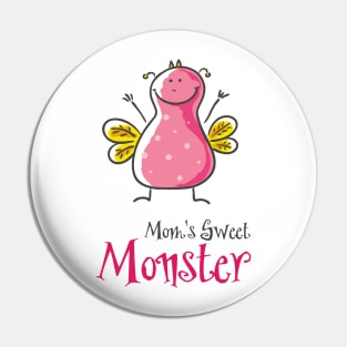 Mom's Sweet Monster Pin