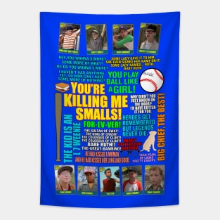 The Sandlot Team Quotes Tapestry