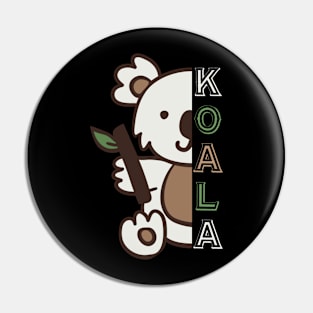 Koala Cute Comic Pin