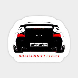 Shift Shirts Black Widow – Porsche 911 996 GT2 Inspired Unisex T-Shirt Magnet