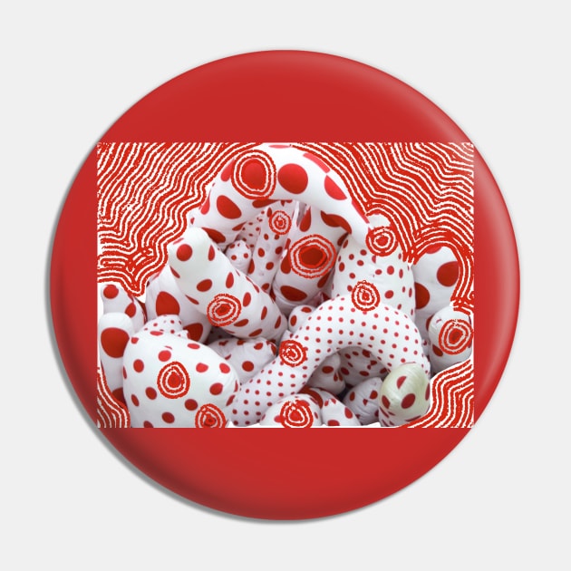 Red Dots and Stripes Pin by Minxylynx4