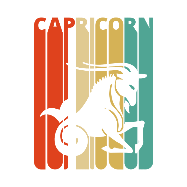 Capricorn Vintage retro style. by MadebyTigger