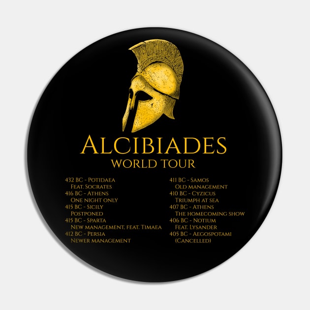 Alcibiades World Tour - Peloponnesian War - Classical Greek History Pin by Styr Designs