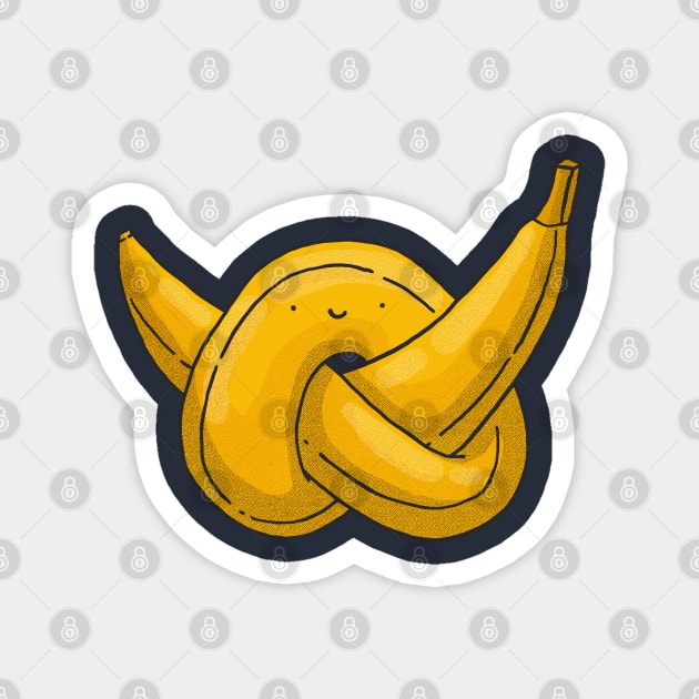 Twisted Banana Magnet by Tania Tania