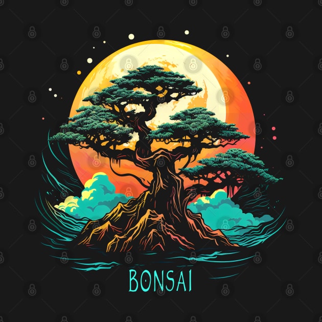 The Art Of Bonsai - Beautiful Bonsai Tree by ShirtFace