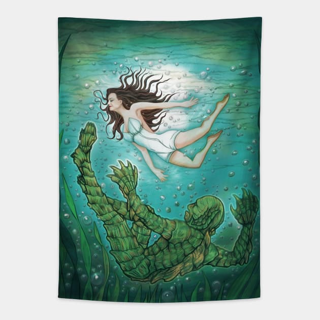 Feature Creature Tapestry by SquareDog