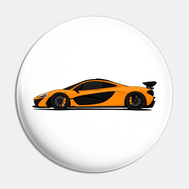 MCLAREN P1 ORANGE2 Pin by VENZ0LIC