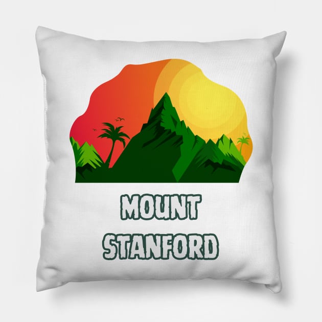 Mount Stanford Pillow by Canada Cities