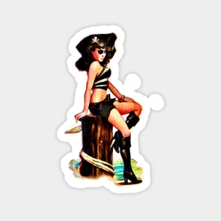 Pirate Girl Magnet