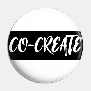 Co-Create | Brainstorm Innovate Design Men Women Vintage Pin