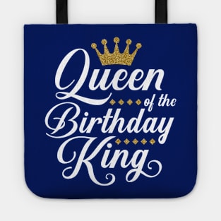 Queen Of The Birthday King Gold Crown Tote