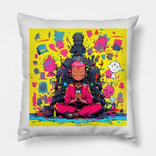 Mystical Doodle Meditator Pillow