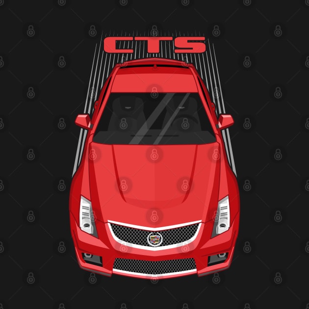 Cadillac CTS V Coupe 2011-2015 - Red by V8social