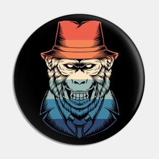 Monkey Classic Boss Pin