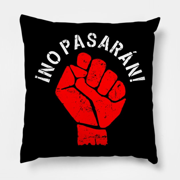 No Pasarán Pillow by The Sarah Gibs