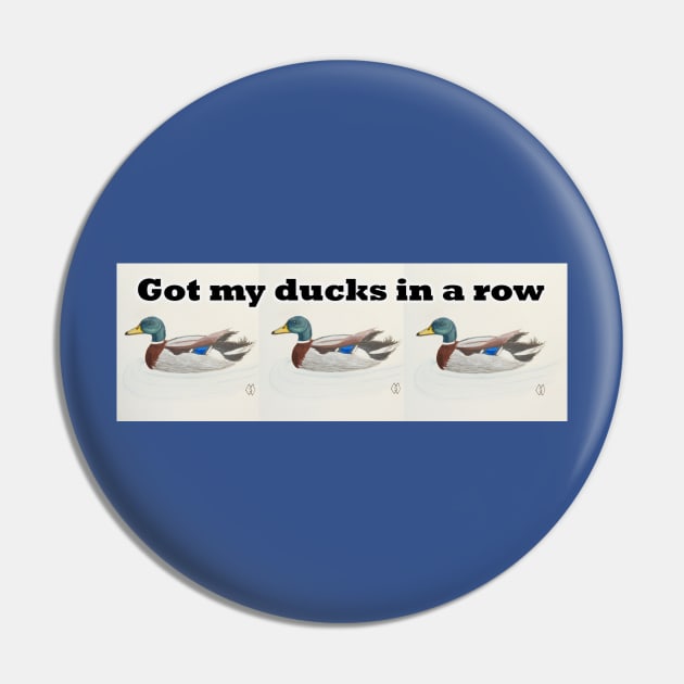 Got my ducks in a row Pin by Matt Starr Fine Art