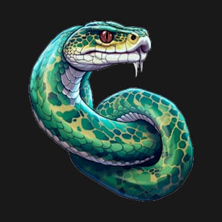 snake  green T-Shirt