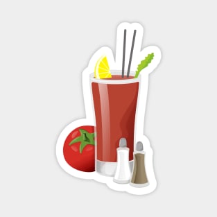 Bloody Mary Cocktail Magnet