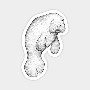 Manatee - marine animals, sea creatures, cute Magnet